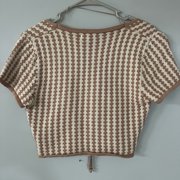 L.A. Hearts PACSUN knit lace up shirt. - Picture 2 of 4